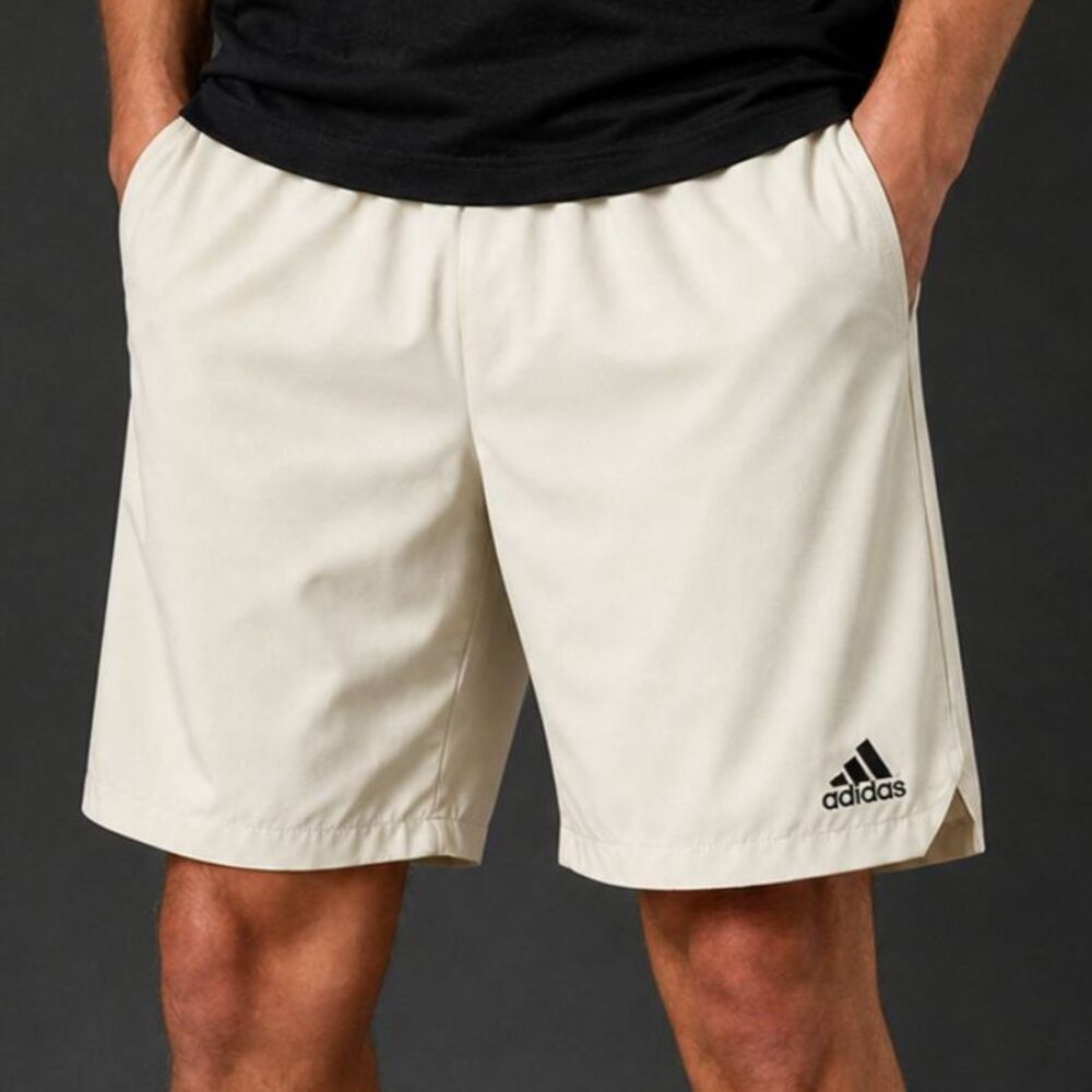 Adidas Climalite Shorts Mens XL Beige Lightweight Athletic Gym Running Training